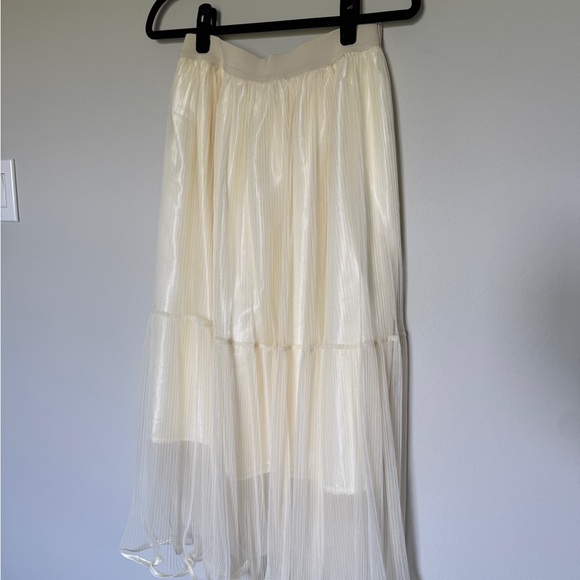 OAK + FORT Cream Maxi Skirt - Picture 1 of 2